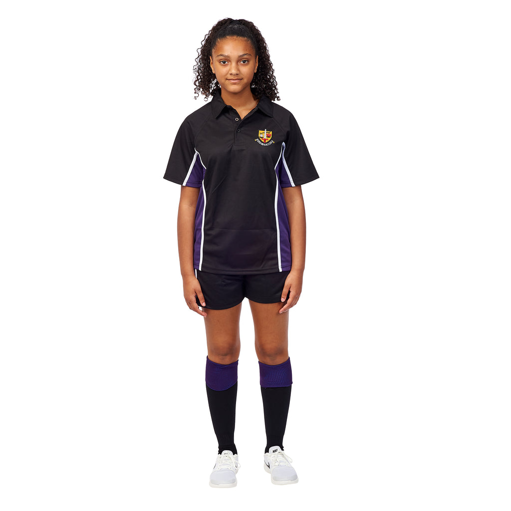 St. Michael's Black/Purple/White Shorts