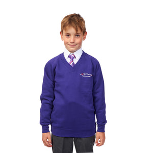 Woodpecker Hall Academy Vneck Sweatshirt