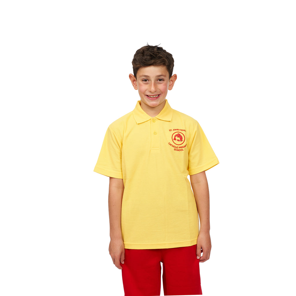 St John Fisher Gold Sports Polo