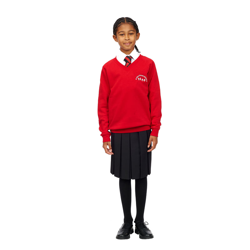 Alma Primary V-Neck Sweatshirt