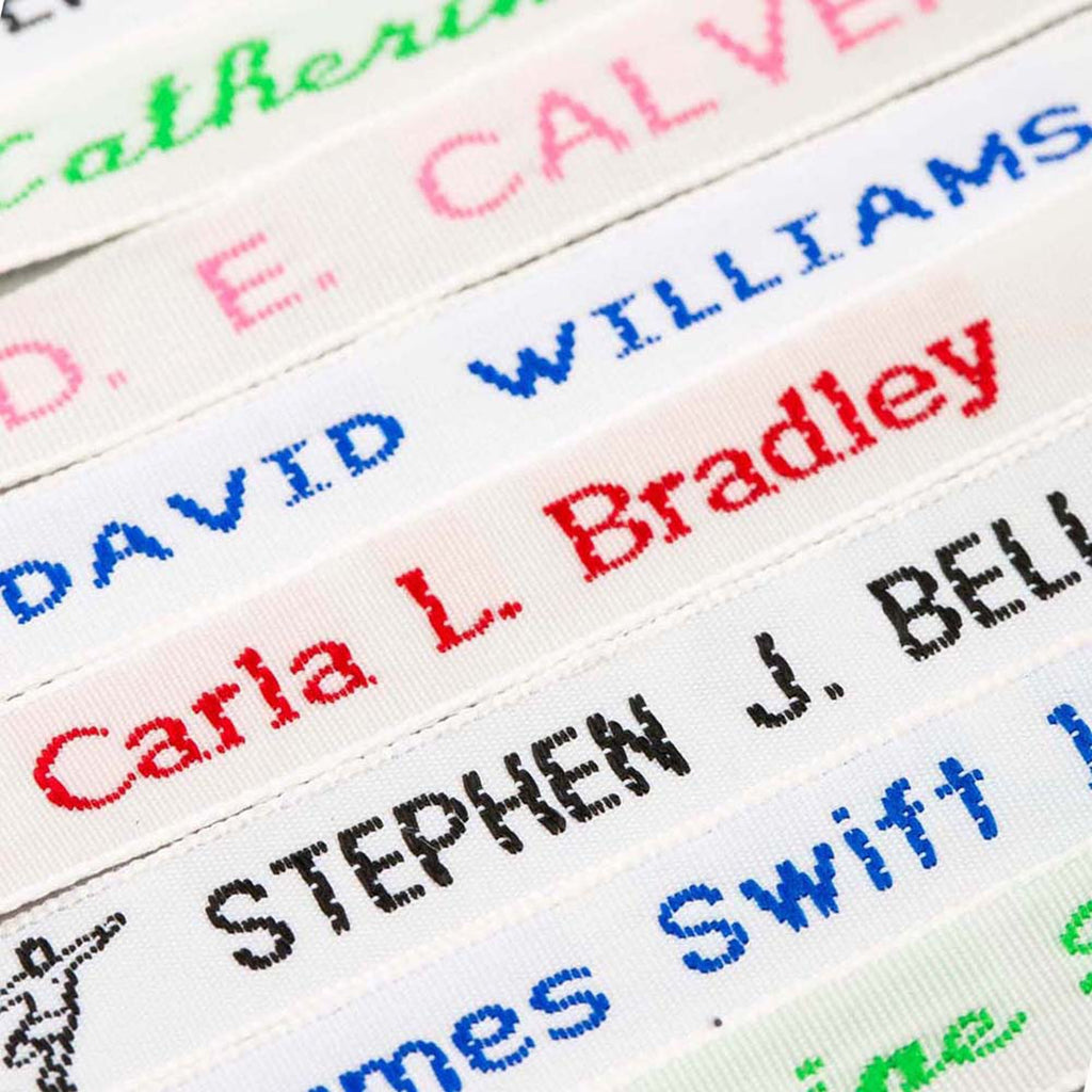 72 Woven Name Labels