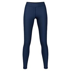 Plain Navy Girls Stretch Leggings
