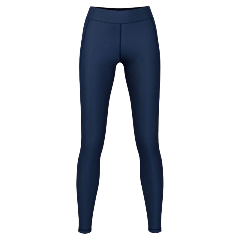 Plain Navy Girls Stretch Leggings