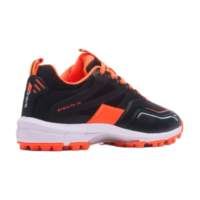 Grays Hockey Shoe Stealth 1.0 Black/Orange