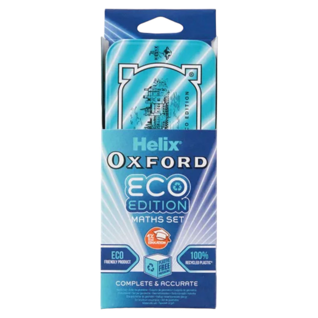 Helix Oxford Cyber Eco Light Blue Maths Set