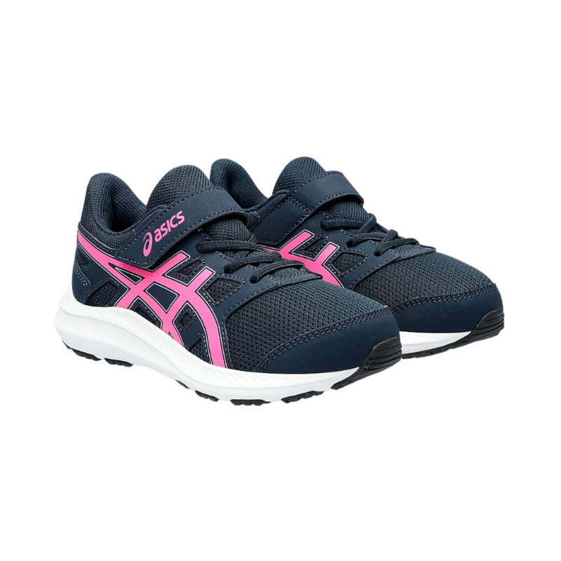 Asics Jolt 4 PS Trainers French Blue/Hot Pink