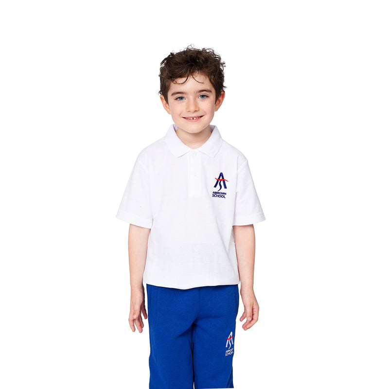 Abercorn White Polo Shirt