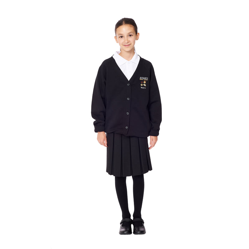 Bowes Southgate Year 6 Sweat Cardigan Black