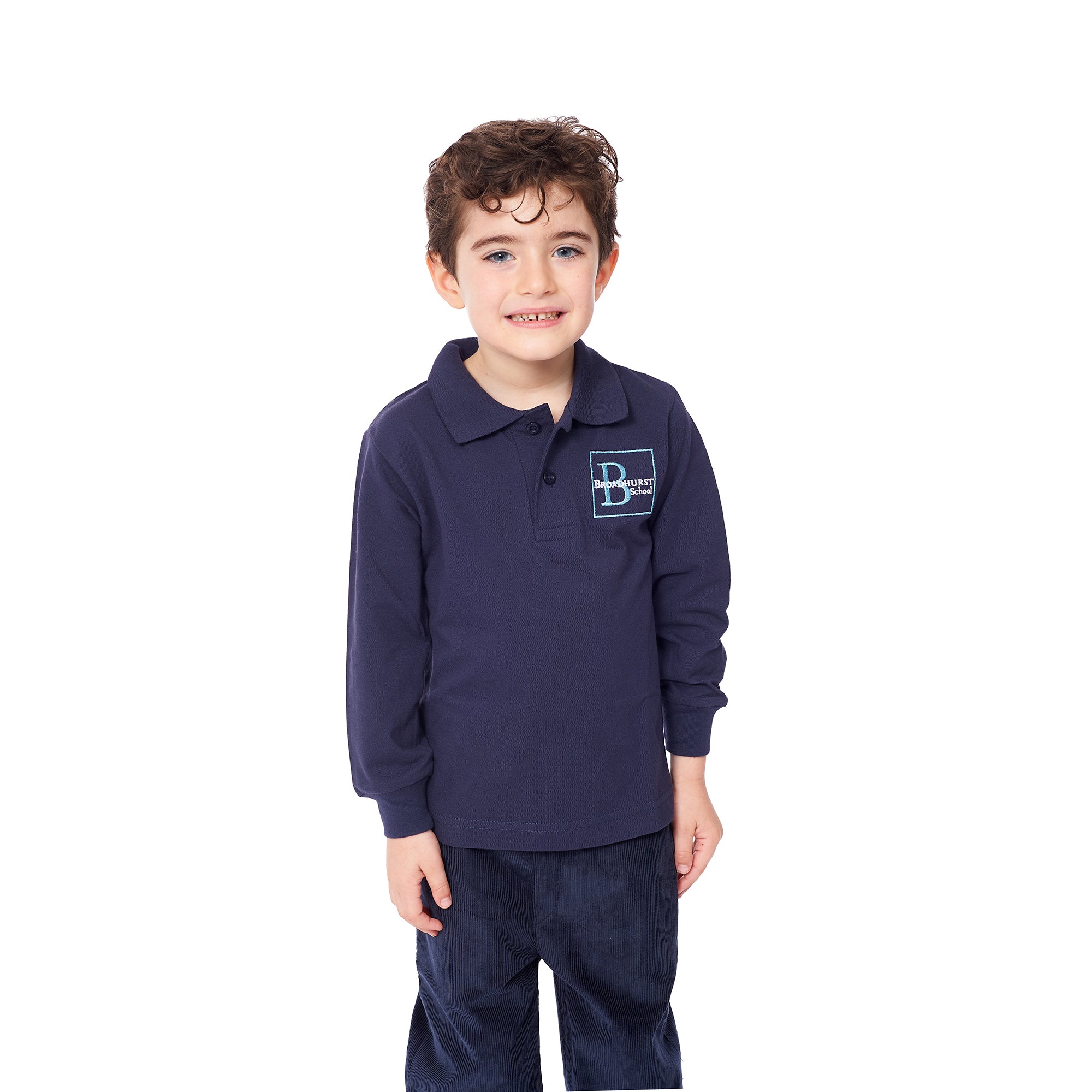 Long sleeve polo shirts school hotsell