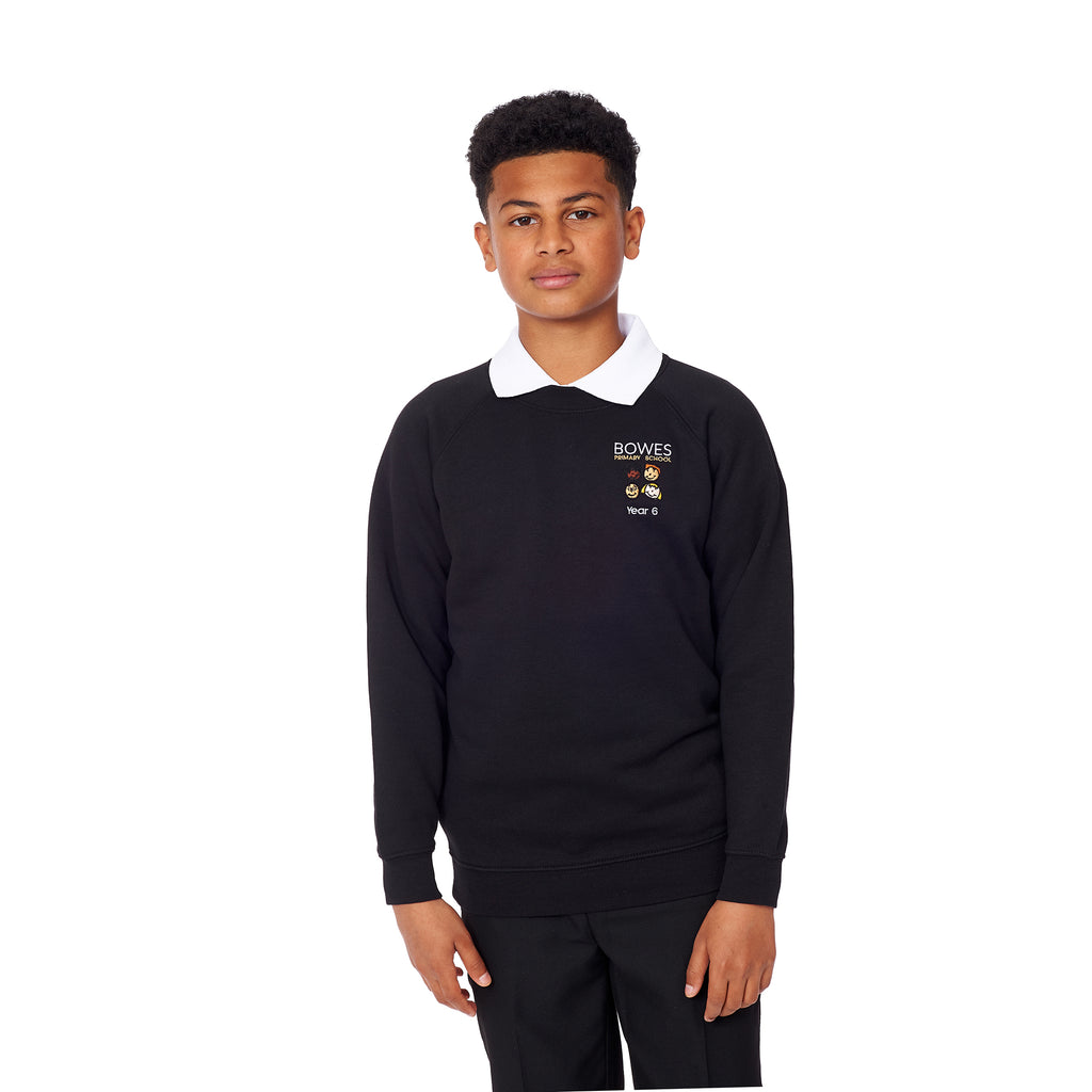 Bowes Year 6 Black Sweatshirt