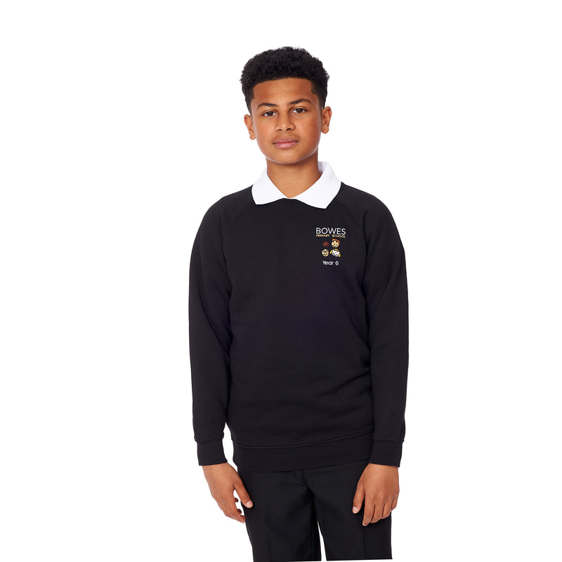 Bowes Year 6 Black Sweatshirt