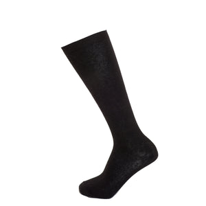 Black Triple Pack Knee Length Socks
