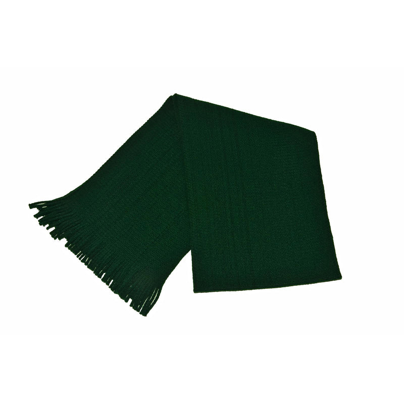 Bottle Green Acrylic Scarf