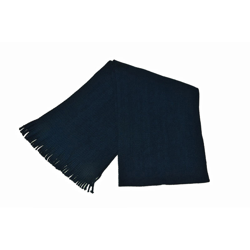 Navy Acrylic Scarf