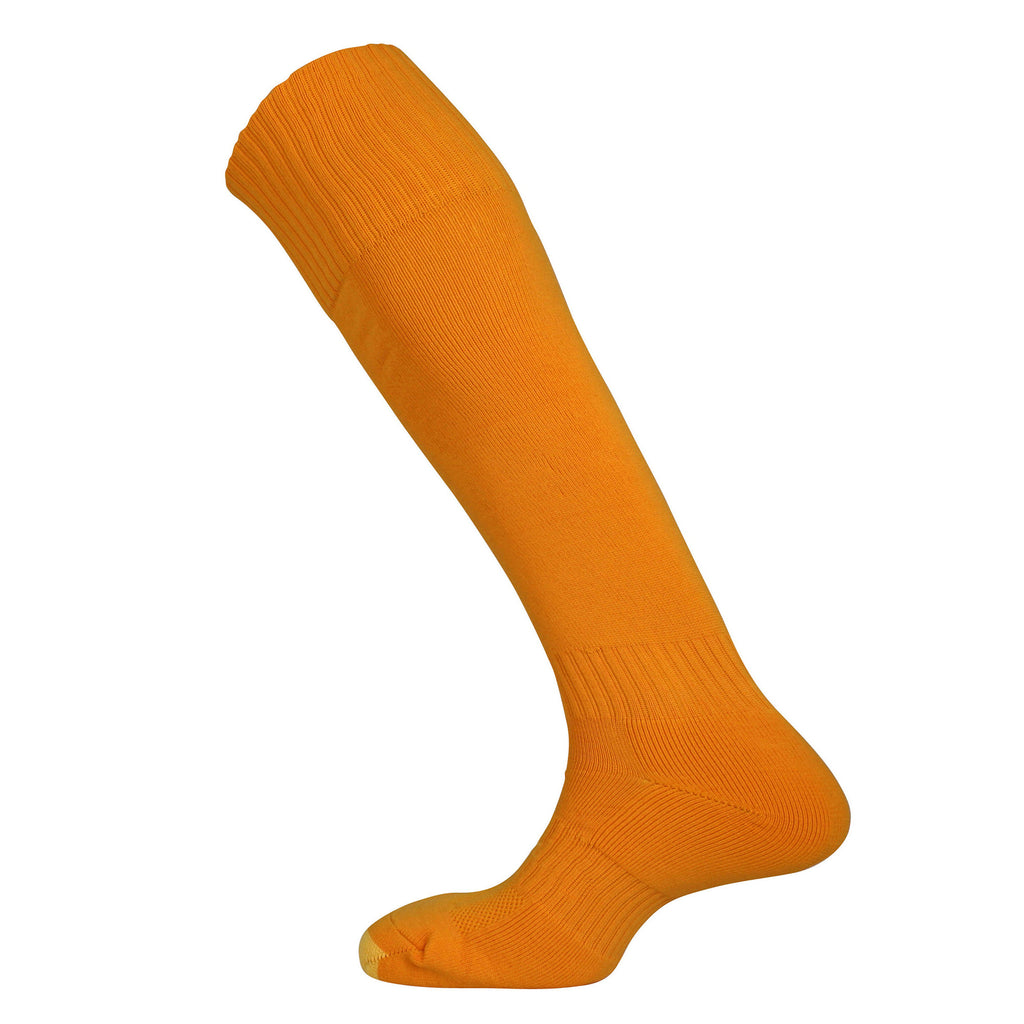 Plain Amber Football Socks