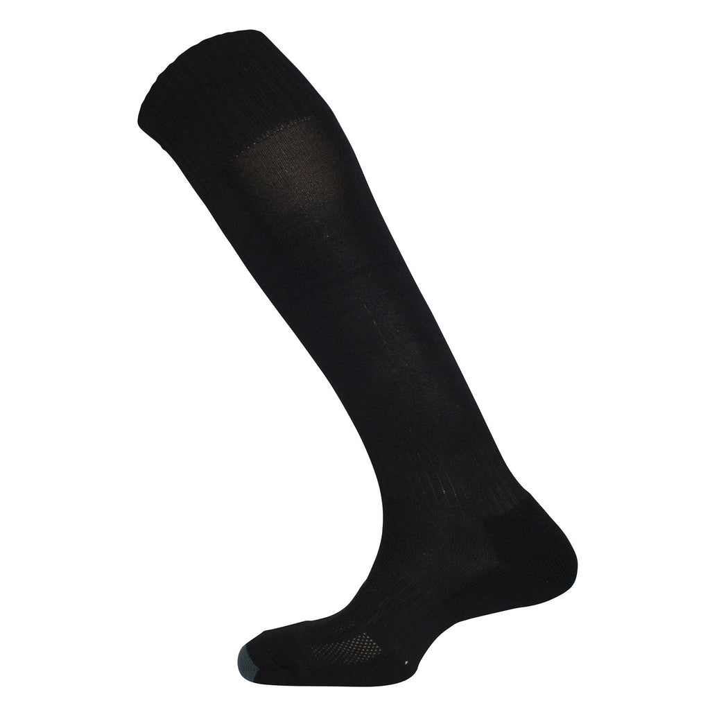 Plain Black Football Socks