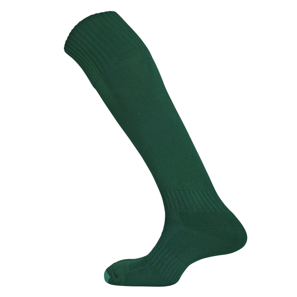Plain Bottle Green Football Socks