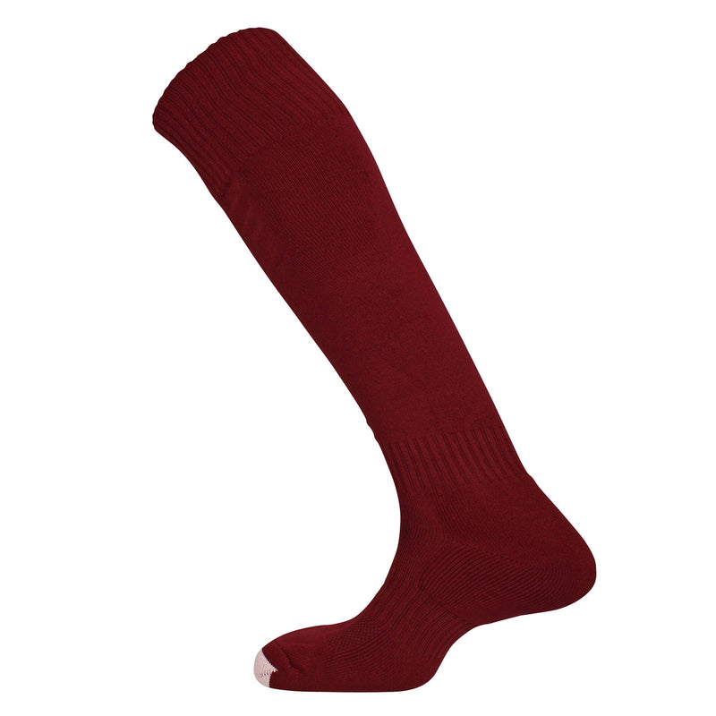 Plain Maroon Football Socks