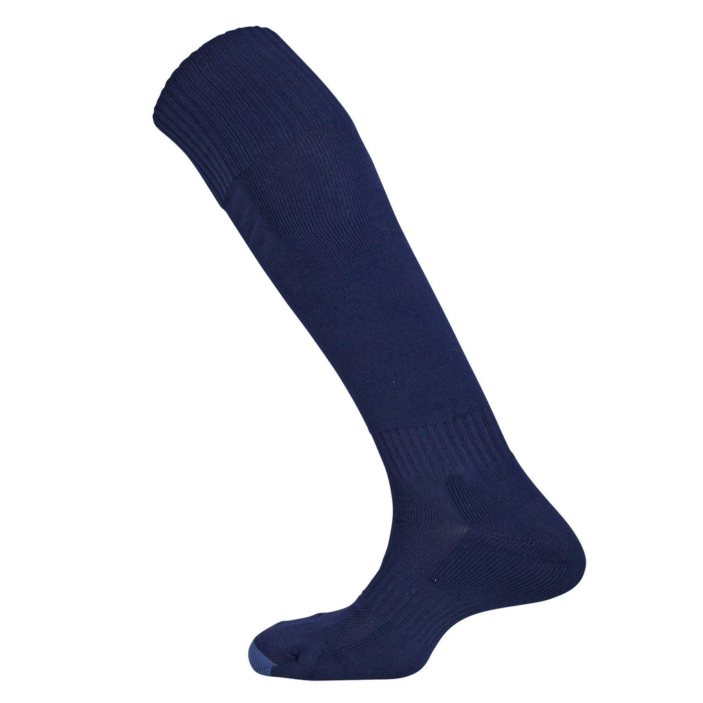 Plain Navy Football Socks