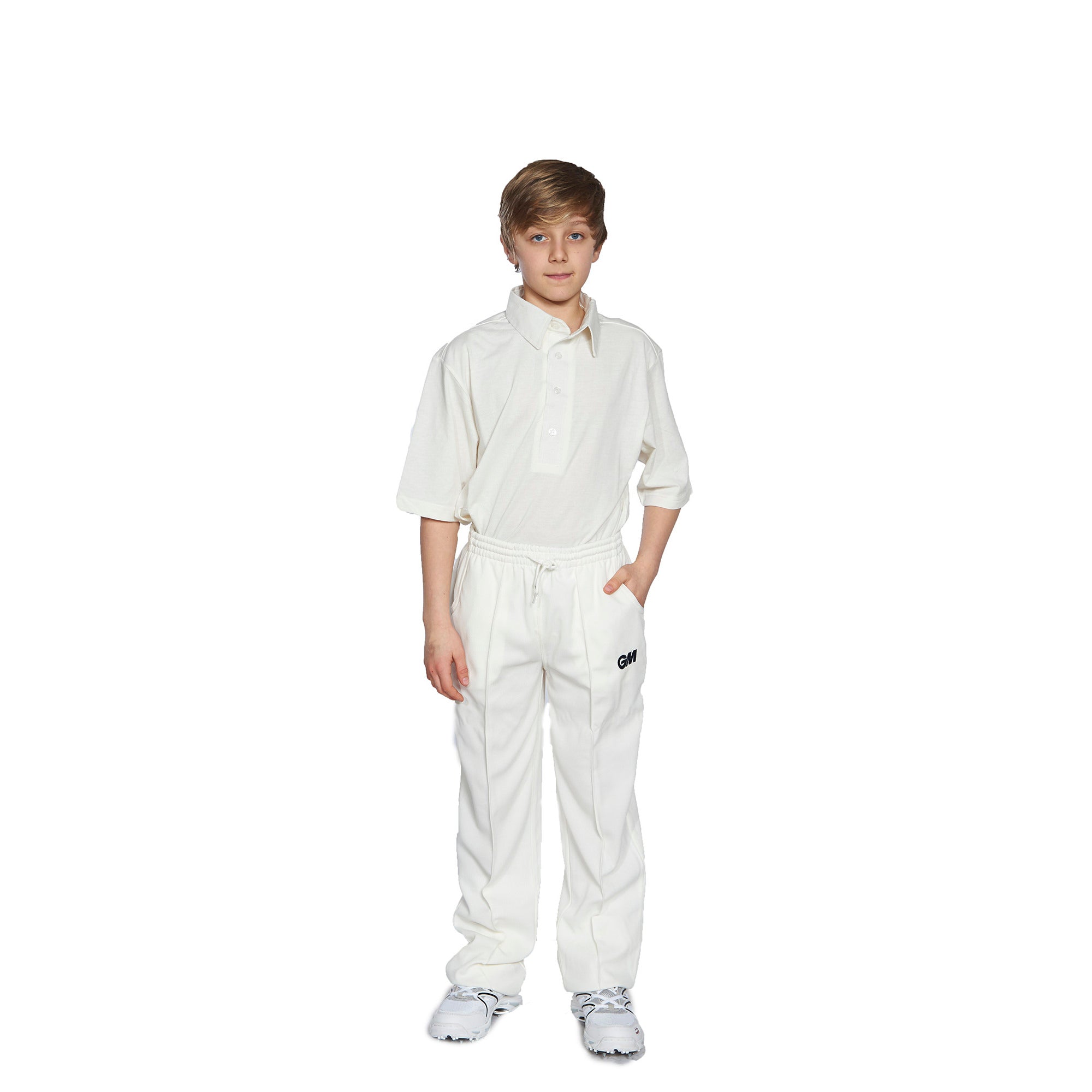 SG Legend Half Sleeve Cricket Shirt Whites  TeamSG
