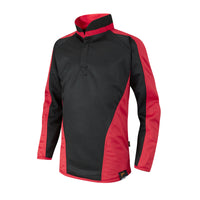 Black/Red Fully Reversible Sports Top