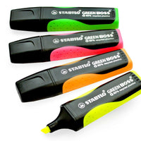 Stabilo Green Boss Highlighters Assorted (Pack of 4)