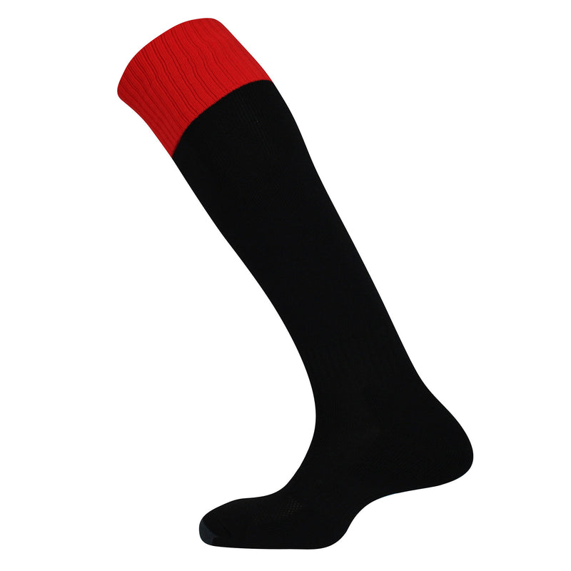 Black Scarlet Football/Hockey Socks
