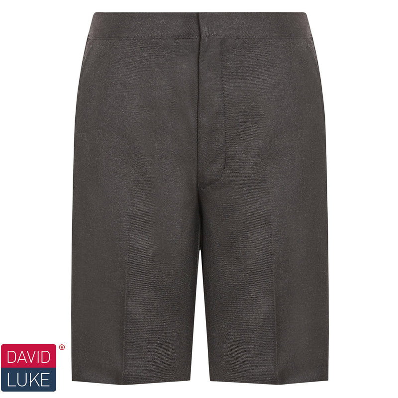 Charcoal Junior Flat Front Bermuda Shorts