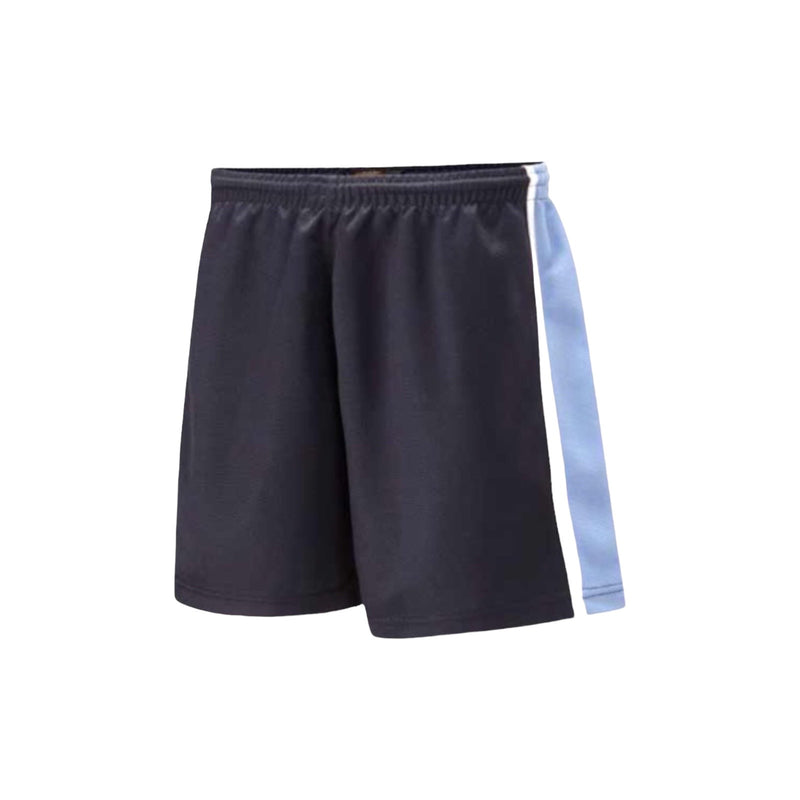 Navy/Sky/White Panelled Shorts