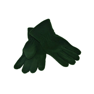 Bottle Green Fleece Gloves