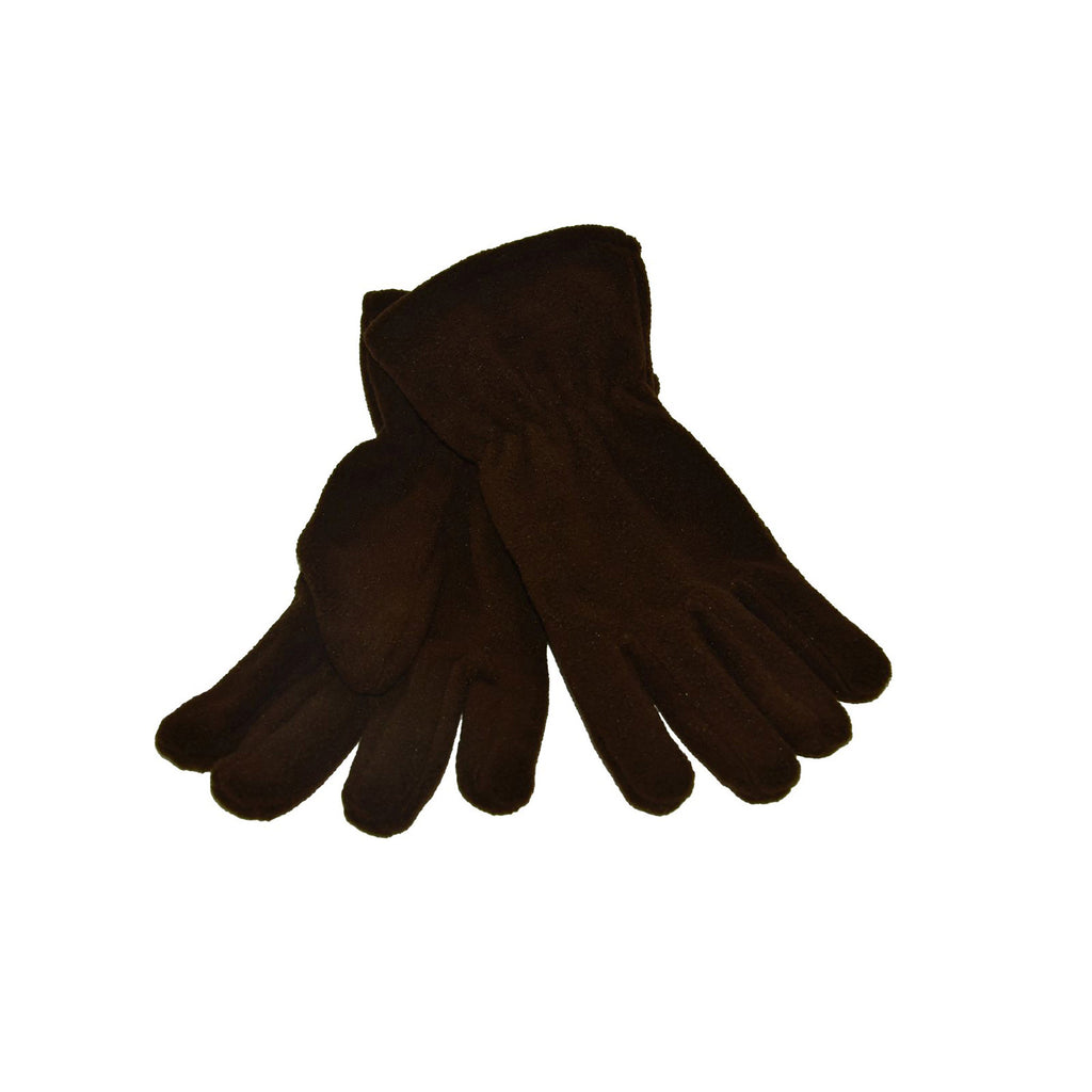 Brown Fleece Gloves