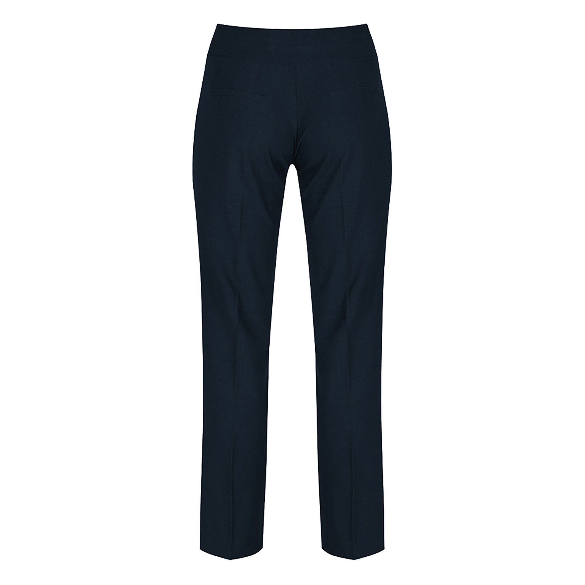 Dunnes Stores  Navy Zip Bootcut Trousers