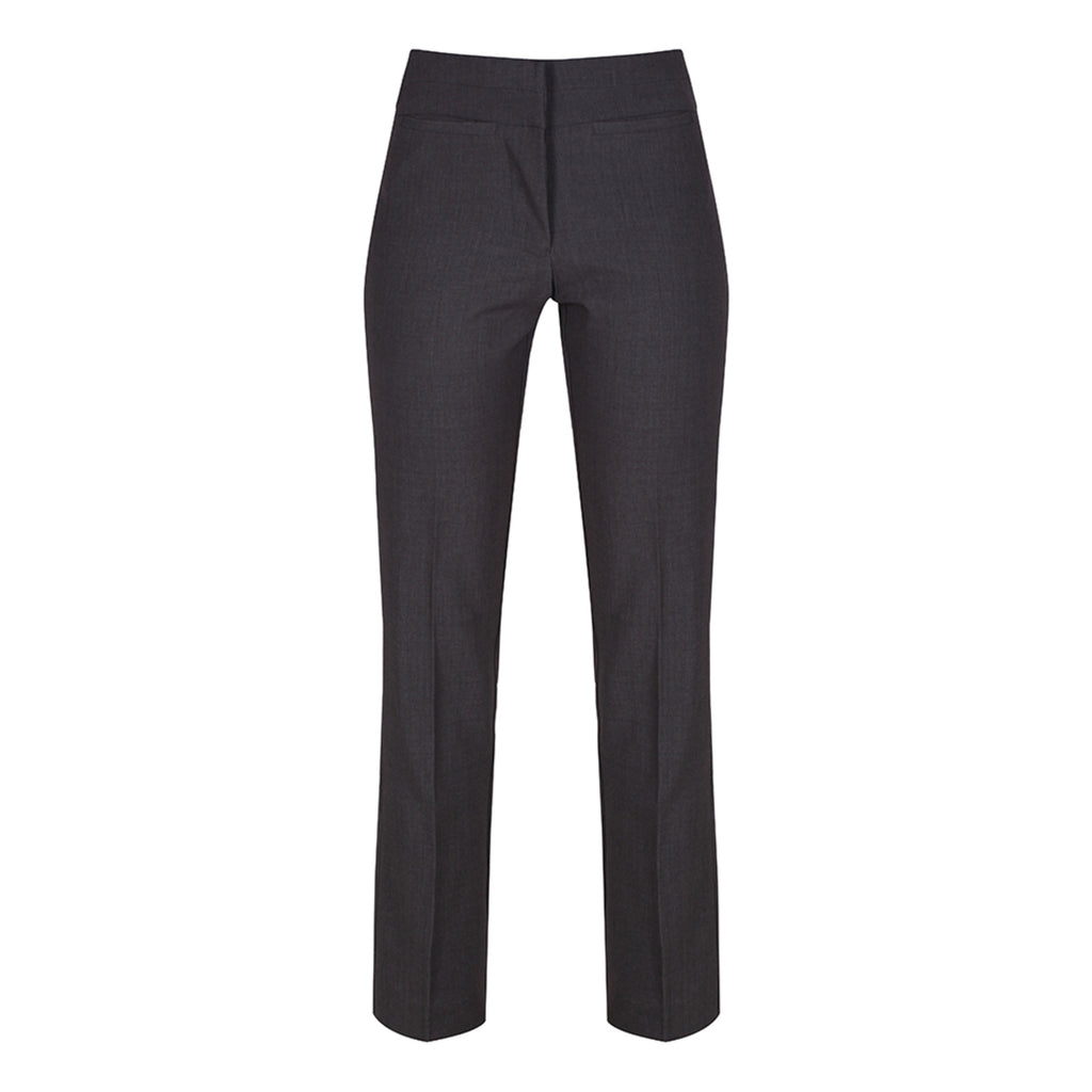 Grey Senior Girls Bootcut Trousers