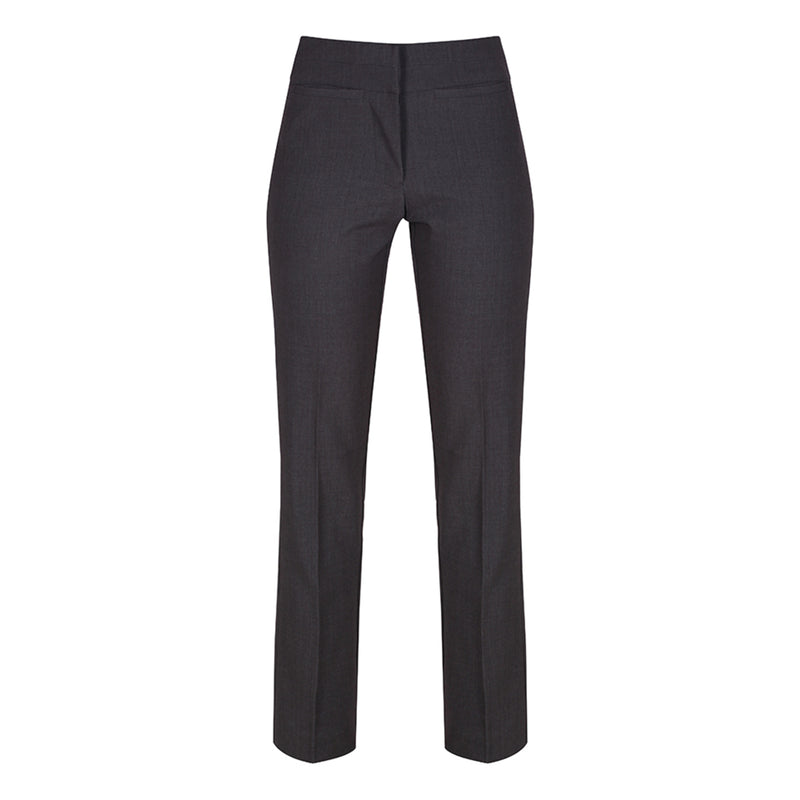 Grey Senior Girls Bootcut Trousers