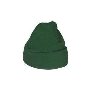 Bottle Green Fleece Ski Hat Standard