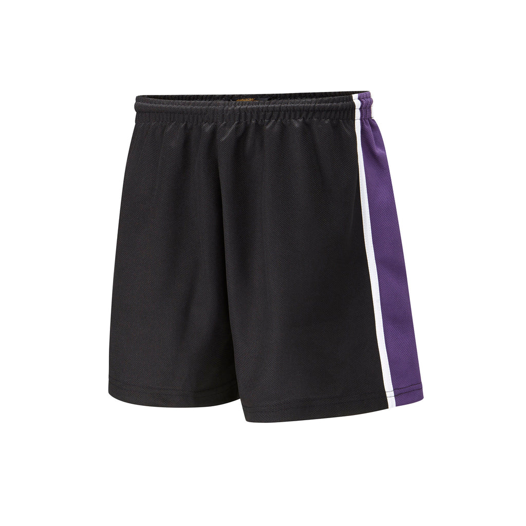 Black/Purple/White Shorts