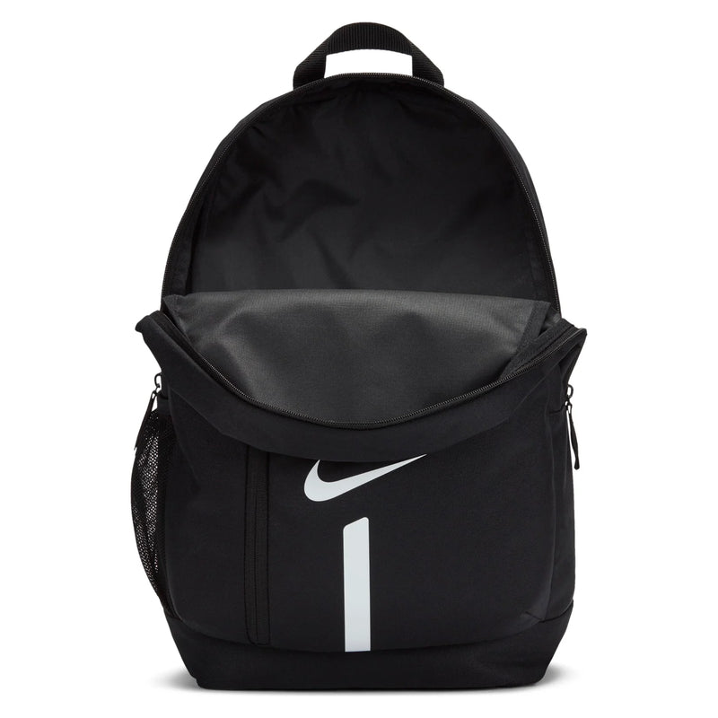 Nike backpack black and white sales
