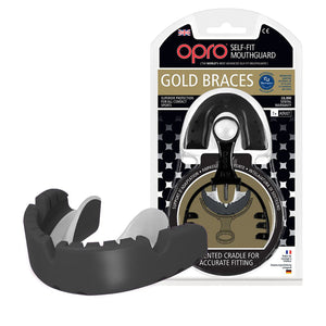 Opro Mouth Guard - Ortho Gold - Black