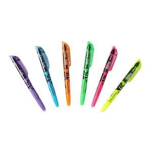 Pilot Frixion Light Erasable Highlighters 6 Pack Pen Set