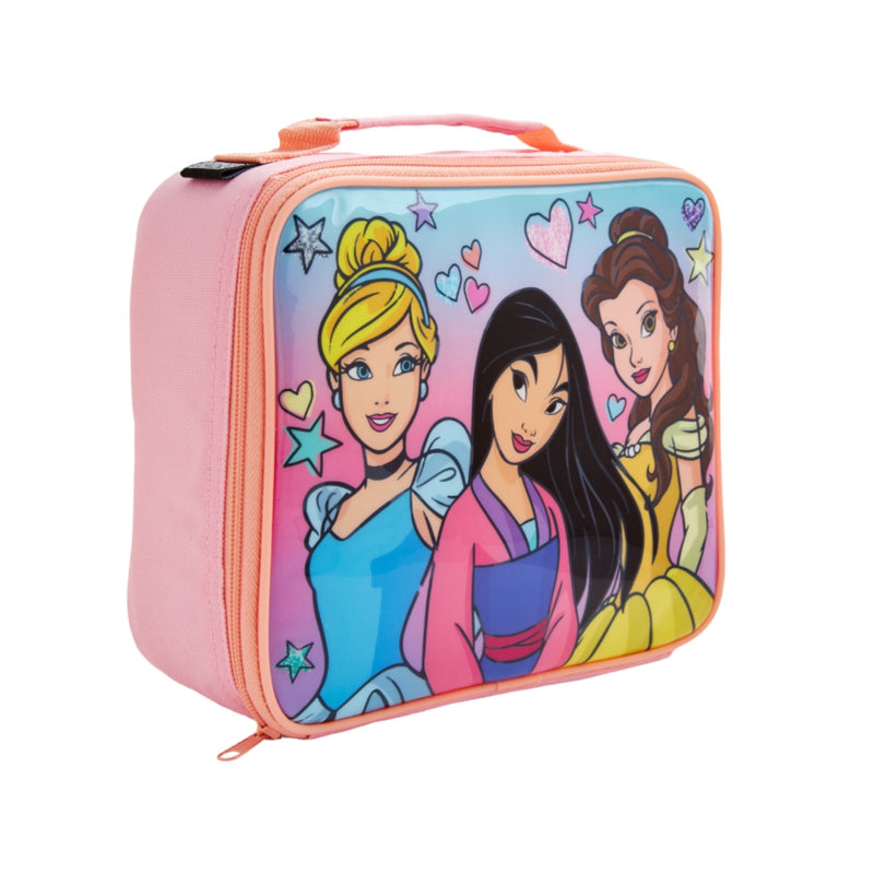 Disney Felt Pen Princess Rectangular Lunch Bag and 600ml Bottle