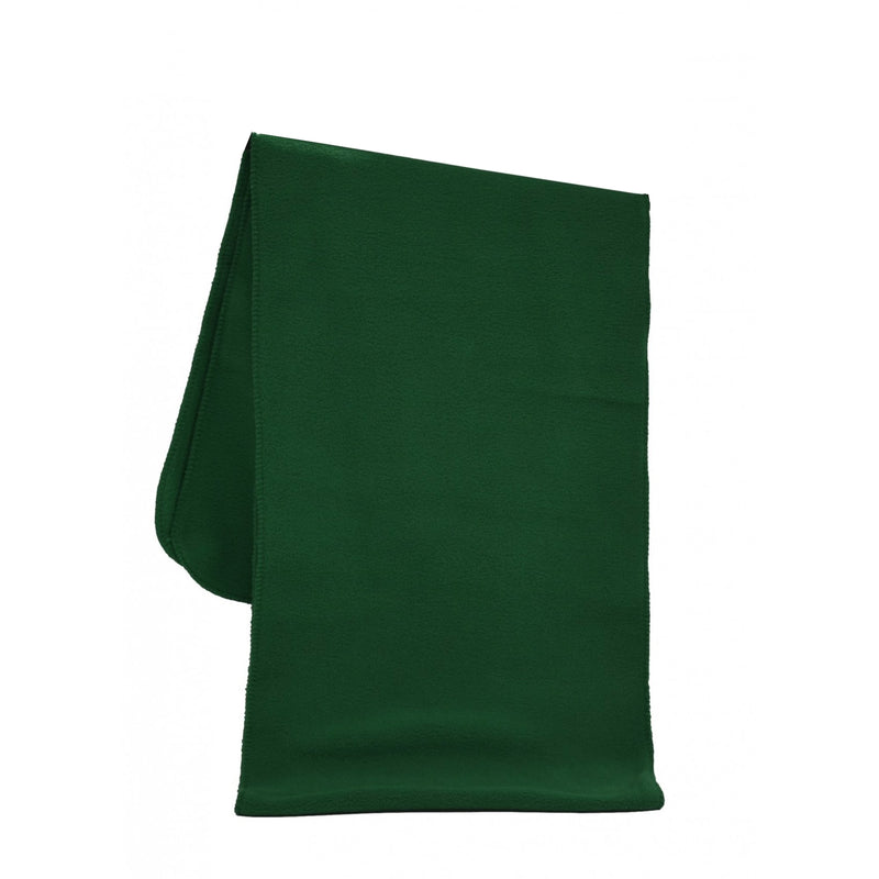 Bottle Green Plain Fleece Scarf