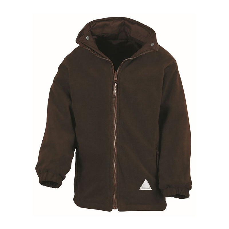 Plain Brown Result Kids Storm Stuff Reversible Jacket