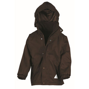 Plain Brown Result Kids Storm Stuff Reversible Jacket