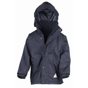 Plain Navy Result Kids Storm Stuff Reversible Jacket