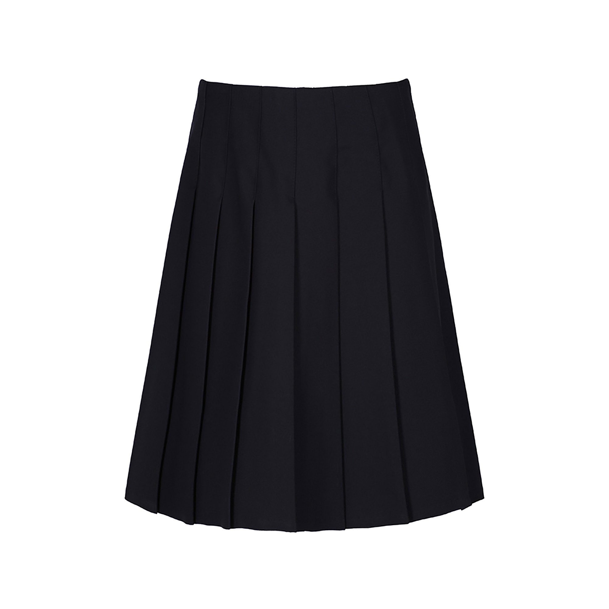 Emmy Pleated Skirt Navy – Carolina