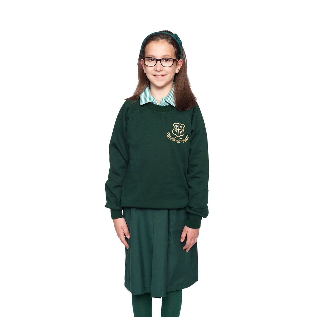 St Helen's School Bottle Green Sweatshirt