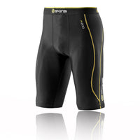 Black Yellow Skins Baselayer Shorts