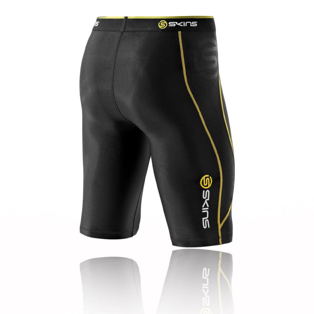 Black Yellow Skins Baselayer Shorts