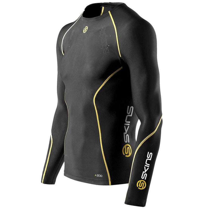 Black Yellow Skins Baselayer Top