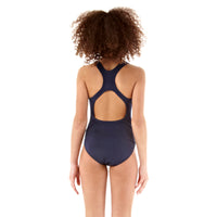 Navy Speedo Girls' Endurance Medalist Swimsuit